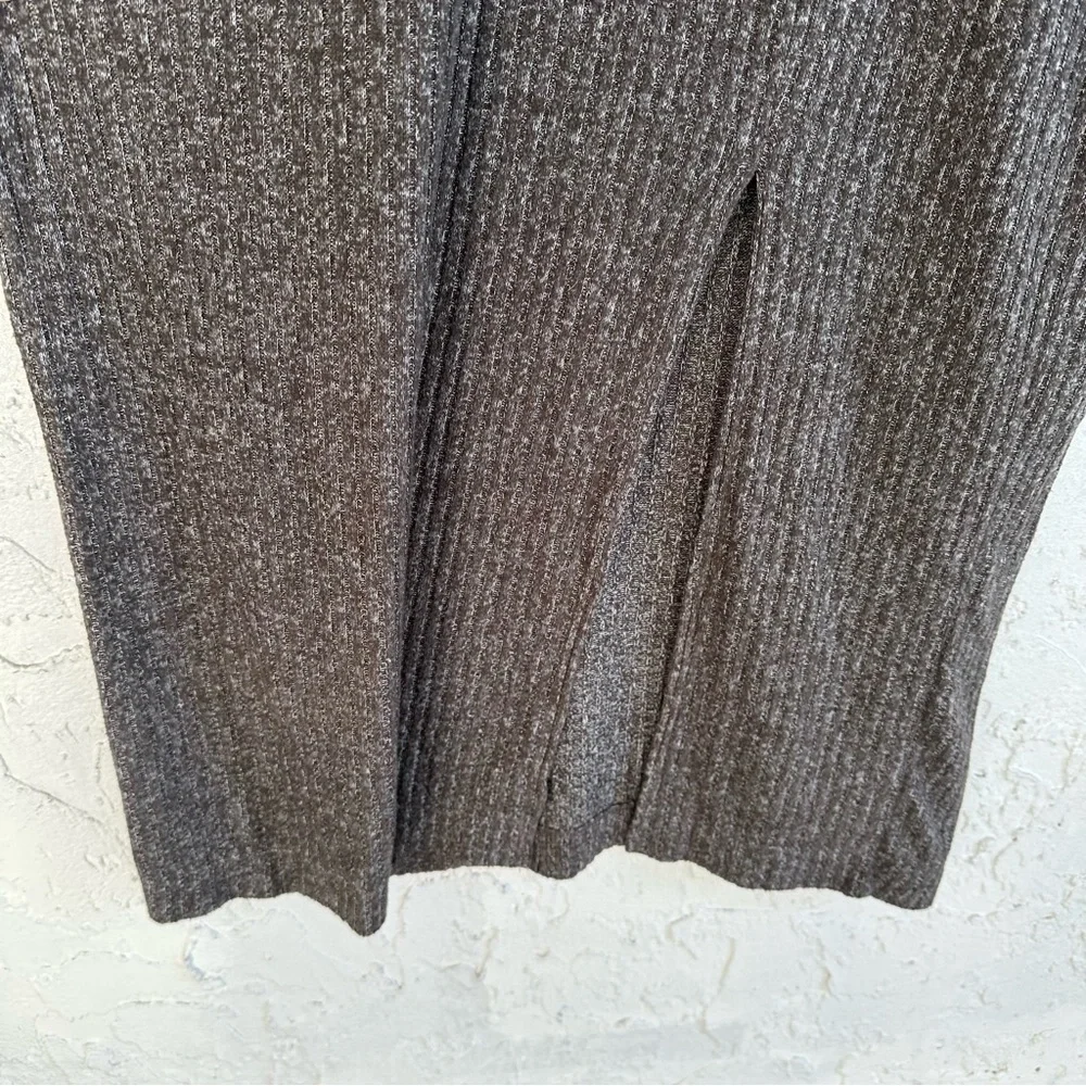 ANTHROPOLOGIE Daily Practice Dress Size Large Barre Midi Ribbed Long Sleeve - Picture 10 of 11